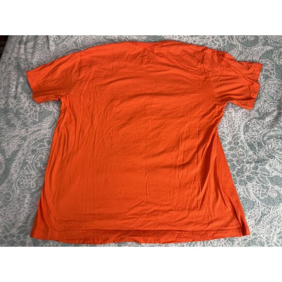 Orange‎ Graphic T Shirt "Pray For My Opps Self Made" Mens Big XL - Picture 4 of 4